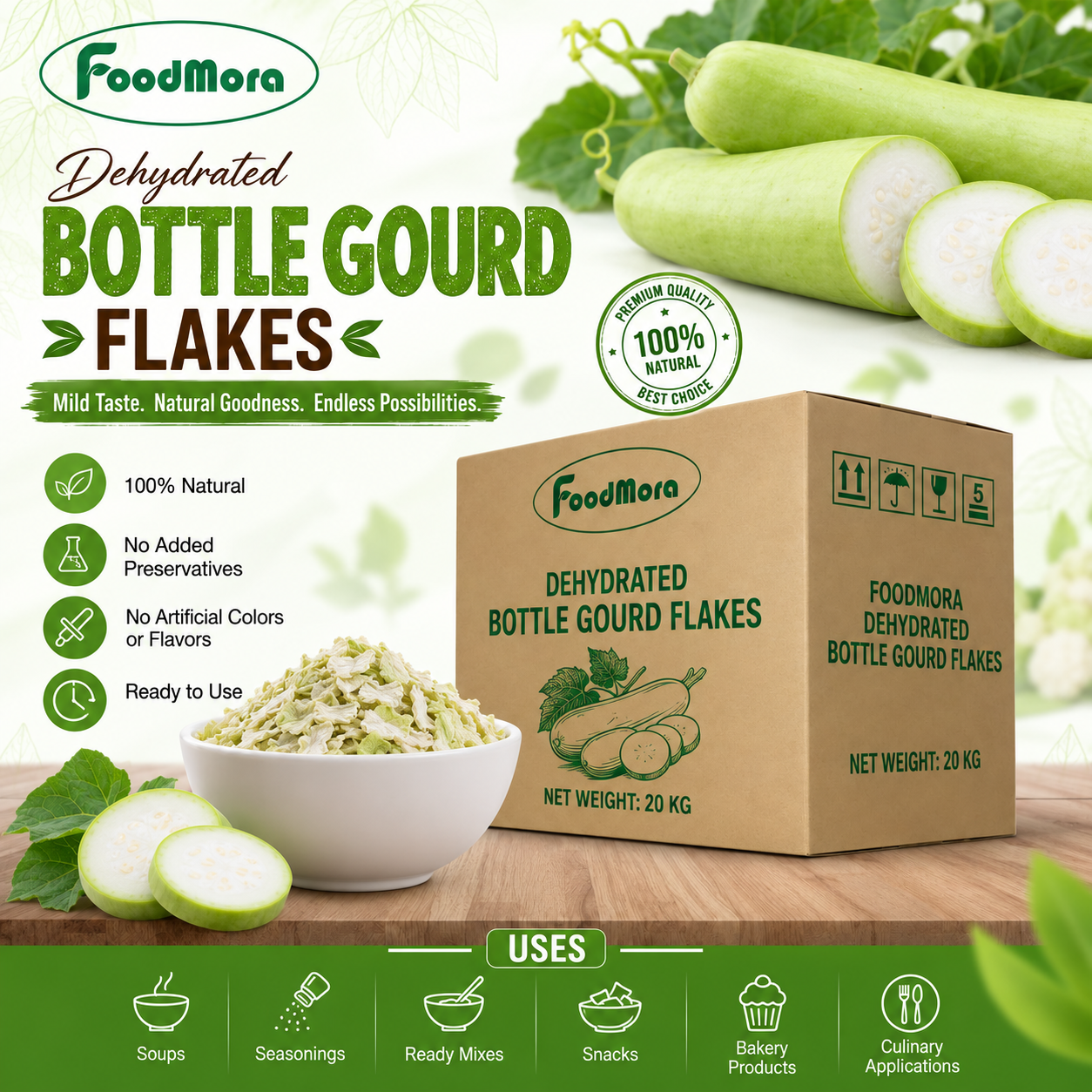 Bottle Gourd Flakes