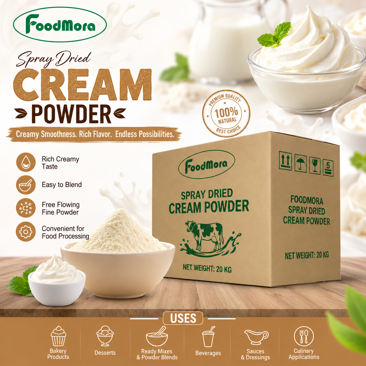Cream Powder