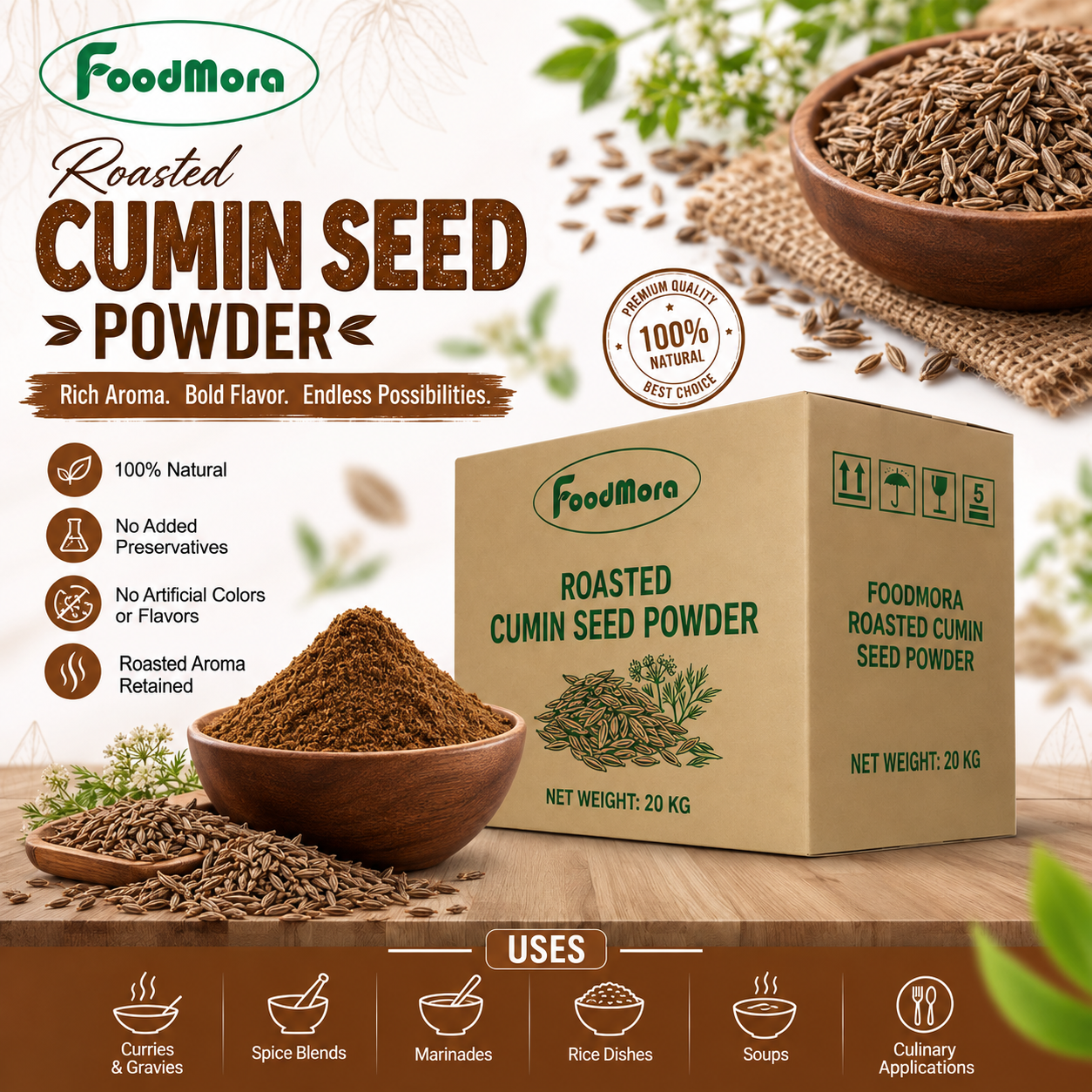Roasted Cumin Seed Powder